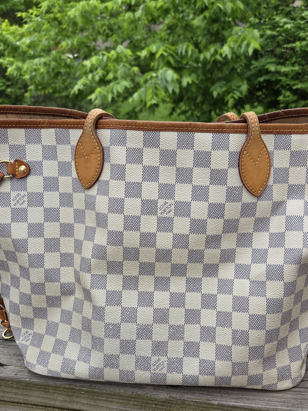 Louis Vuitton Damier Azur MM Neverfull